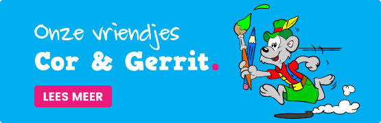 een speelhoek met vriendjes cor en gerrit